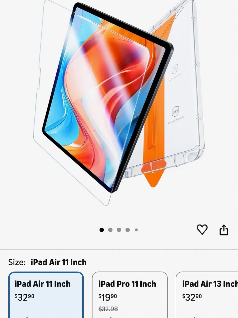 Black Screen Protector for Tablets